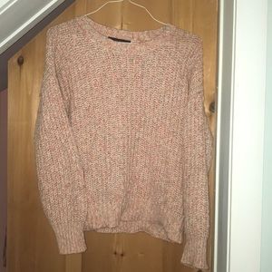 Forever 21 chunky pink sweater